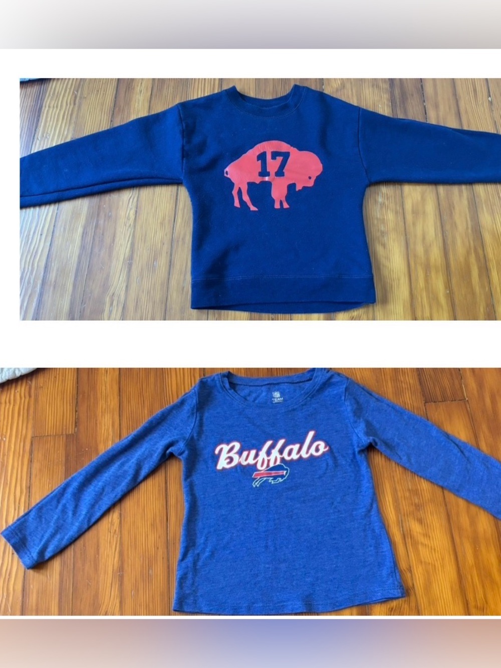 Kids Buffalo Bills long sleeve  bundle 3t-4t